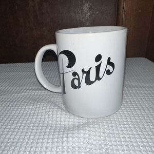 Paris Mug L Tour Eiffel Tower Dessapt Editions Colorful Famous Sites Signed 10oz